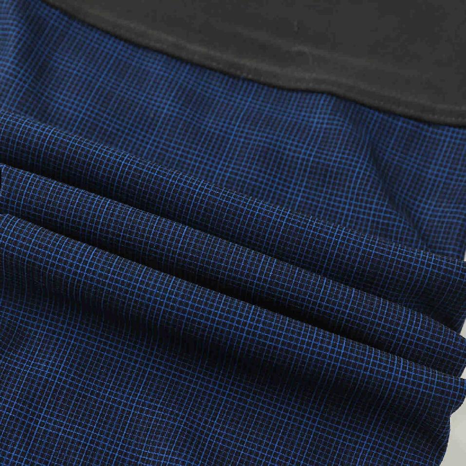 Dětské outdoorové kalhoty Kugo G9656 modré / signální zip